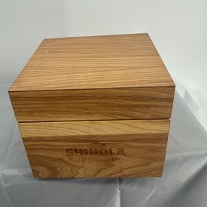 Shinola watch wood box